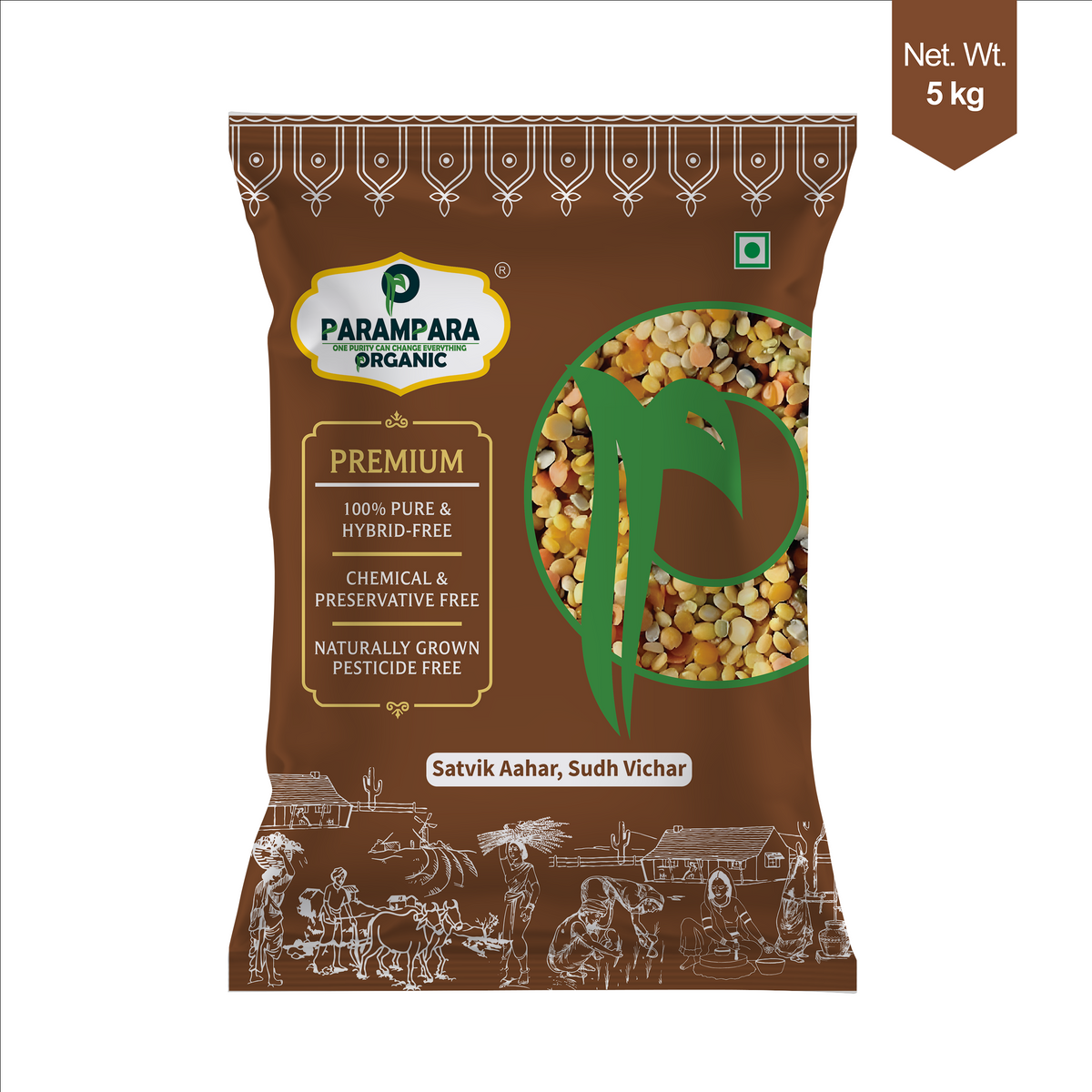 Parampara Organic Mix Split (Mix Dal)