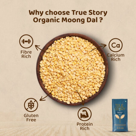 True Story Organics Yellow Moong Dal