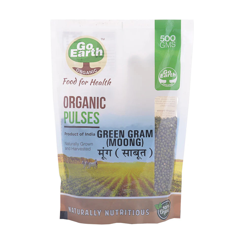 GoEarth Organic Moong Whole /Green Gram