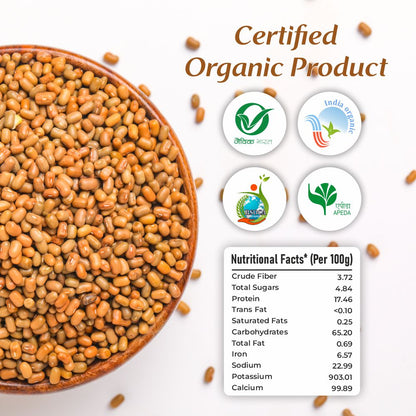 Nidhi Organics Desi Mooth Bean (Matki Bean)