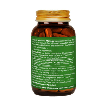 Organic Wellness Moringa 90 Capsules
