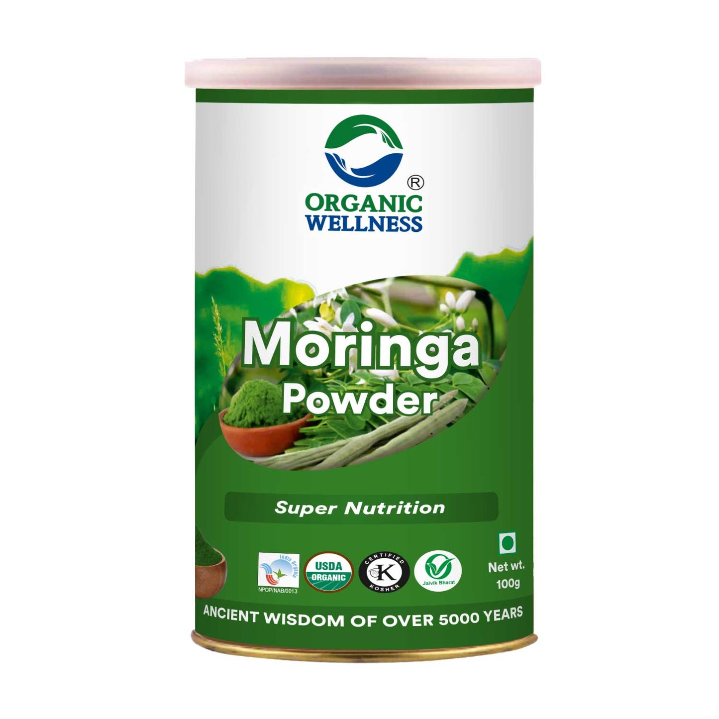 Organic Wellness Moringa (100 GM)