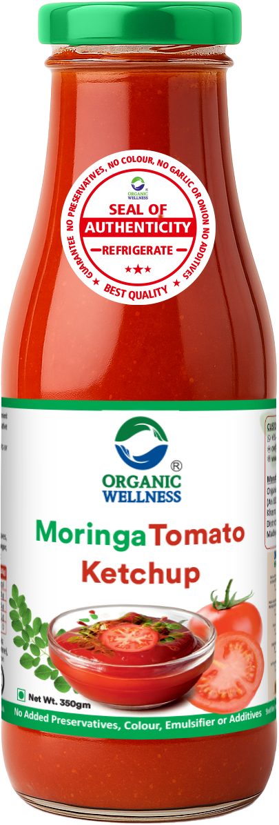 Organic Wellness Moringa Tomato Ketchup (350 GM)