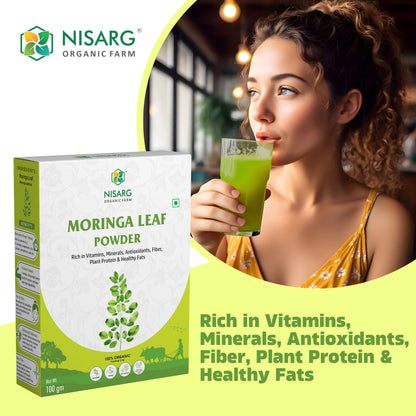 Nisarg Organic Farm Moringa Leaf Powder