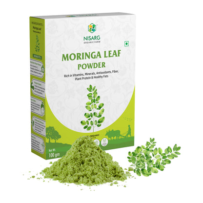 Nisarg Organic Farm Moringa Leaf Powder