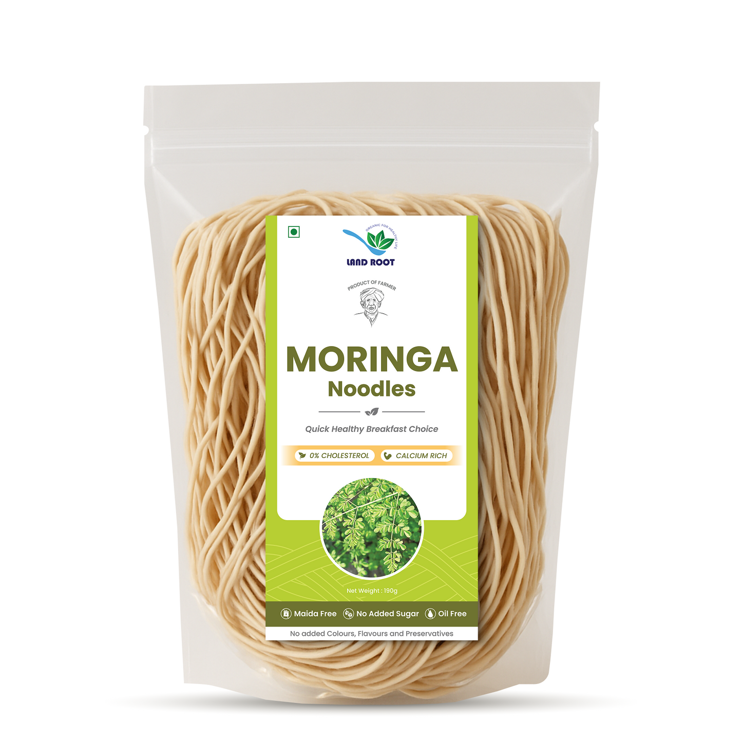 LandRoot Organic Moringa Noodles