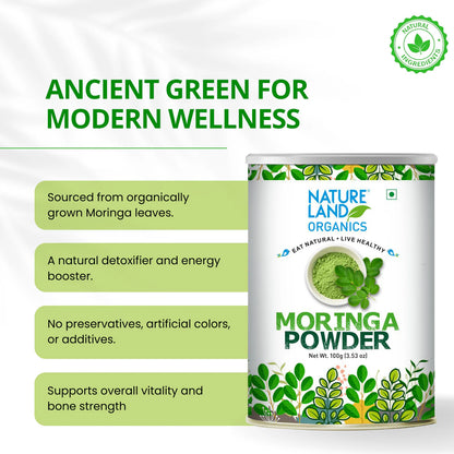 Natureland Organics Moringa Powder 100 GM