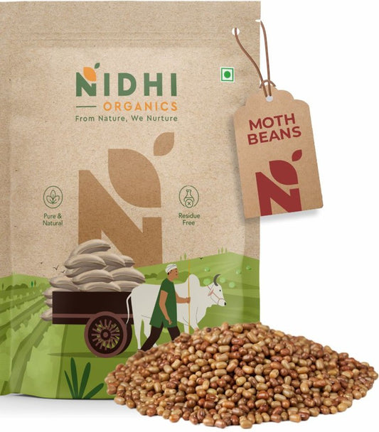 Nidhi Organics Desi Mooth Bean (Matki Bean)