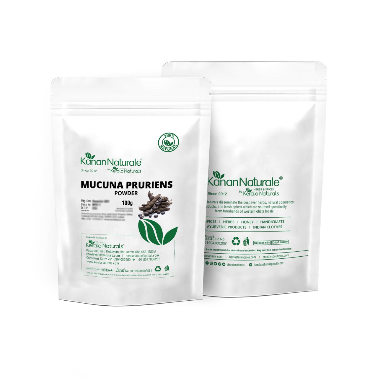 Kerala Naturals Mucuna Pruriens (100 GM)