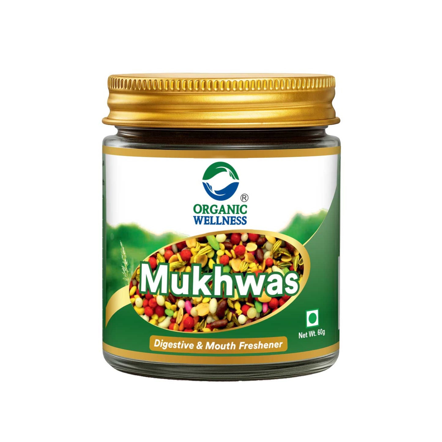 Organic Wellness Mukhwas Digestive & Mouth Freshener (60 GM)