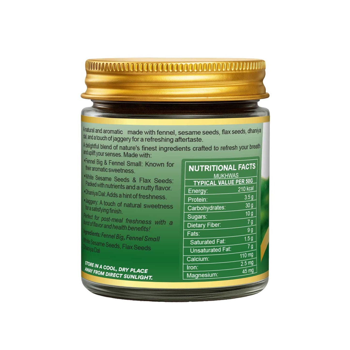 Organic Wellness Mukhwas Digestive & Mouth Freshener (60 GM)