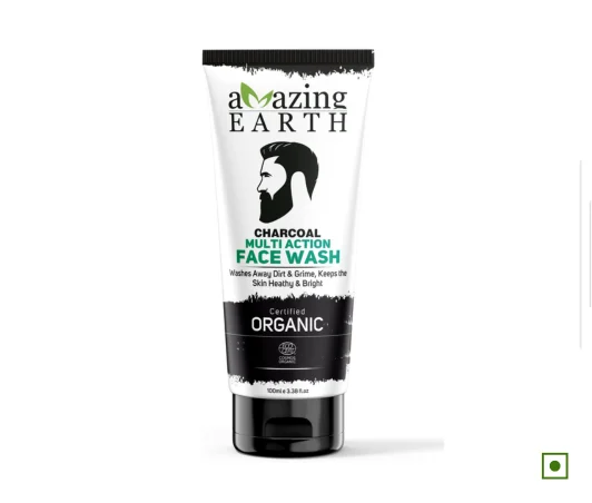 Amazing Earth Multi-Action Charcoal Face Wash (100 ML)