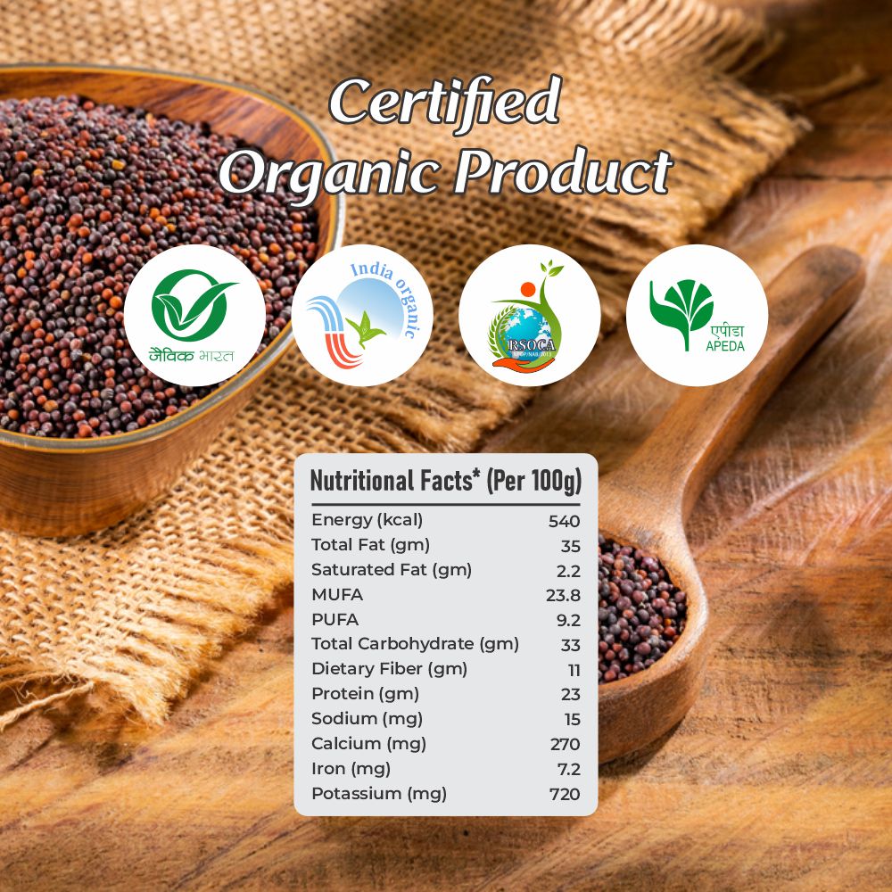 Nidhi Organics Mustard Seeds (Sarso)