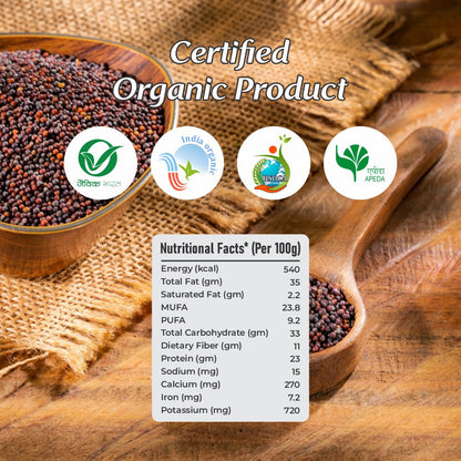 Nidhi Organics Mustard Seeds (Sarso)