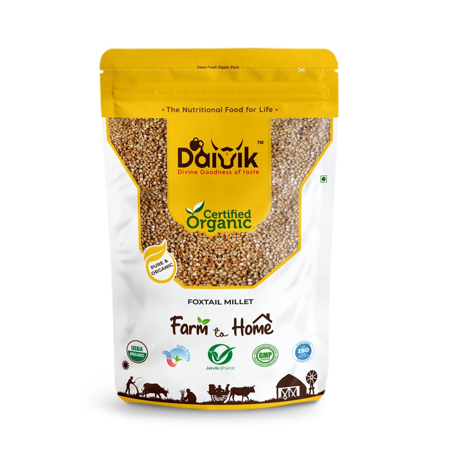 Daivik Organic Native Foxtail Millet Naattu Thina
