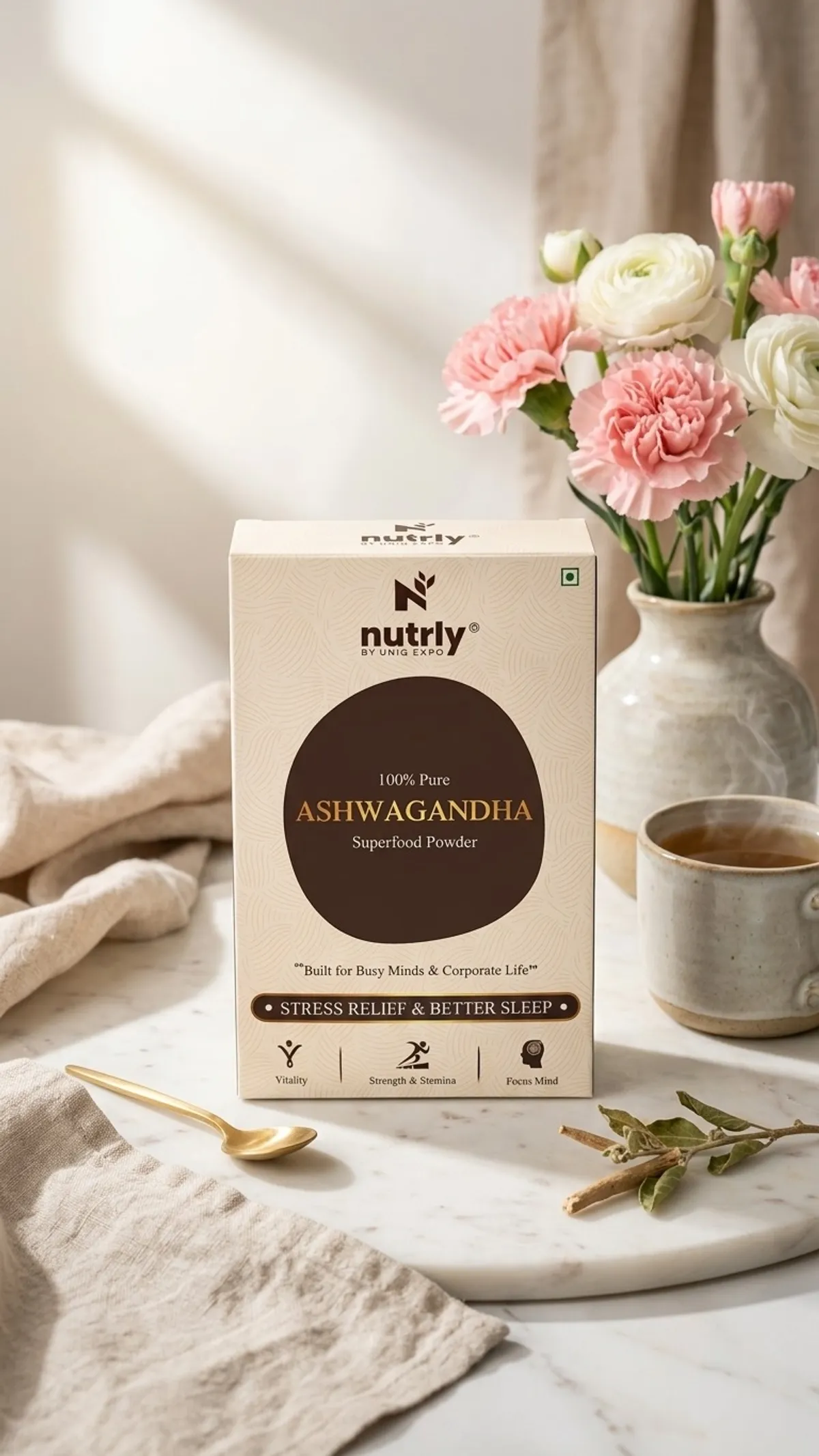 Nutrly Ashwagandha Superfood Powder