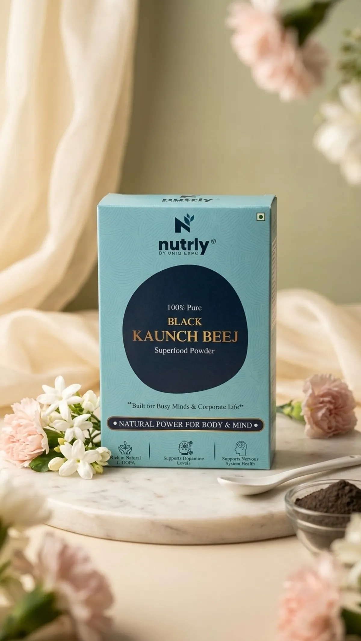 Nutrly Black Kaunch Beej Superfood Powder