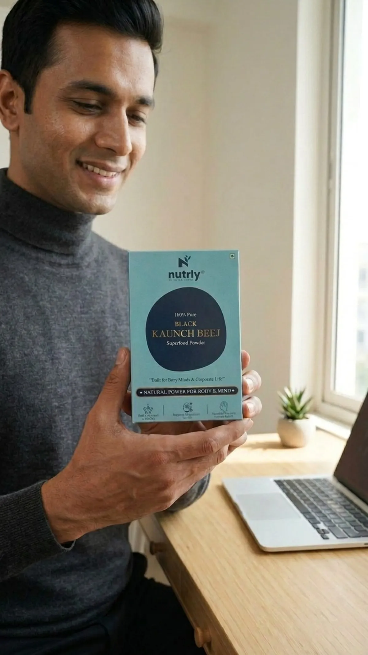 Nutrly Black Kaunch Beej Superfood Powder