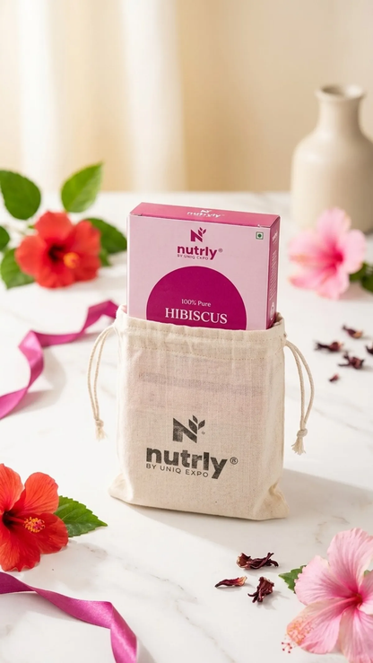Nutrly Hibiscus Flower Super FIne Powder