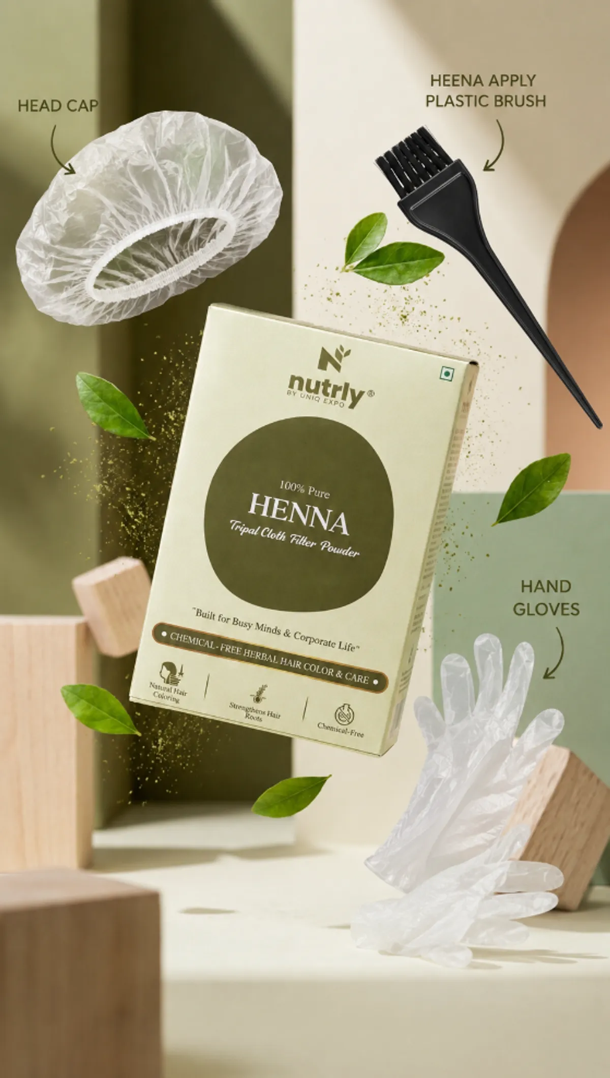 Nutrly Henna Triple Cloth Filter Powder