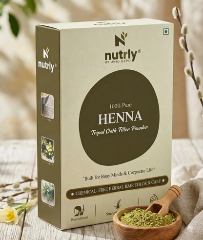 Nutrly Henna Triple Cloth Filter Powder