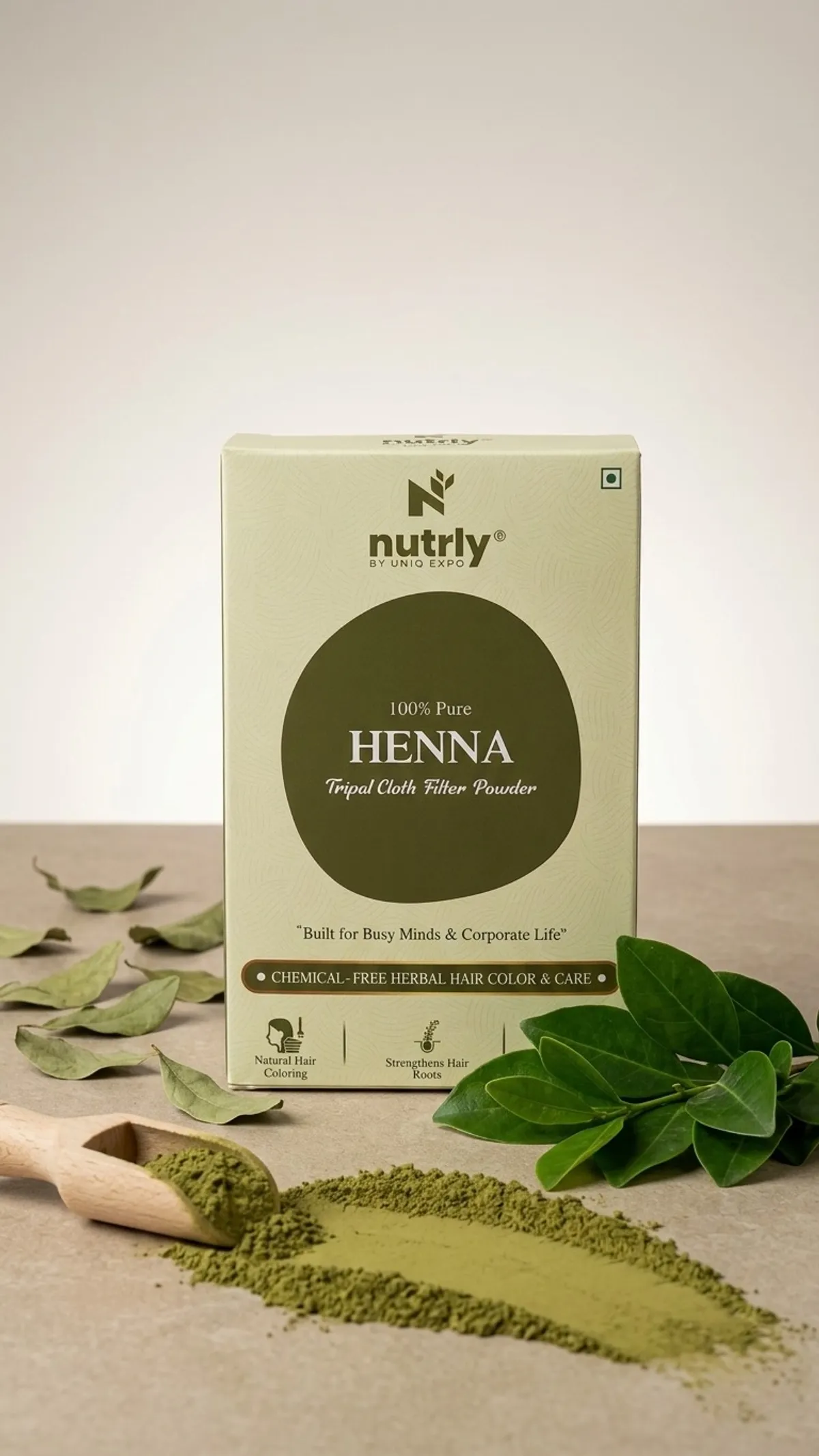 Nutrly Henna Triple Cloth Filter Powder