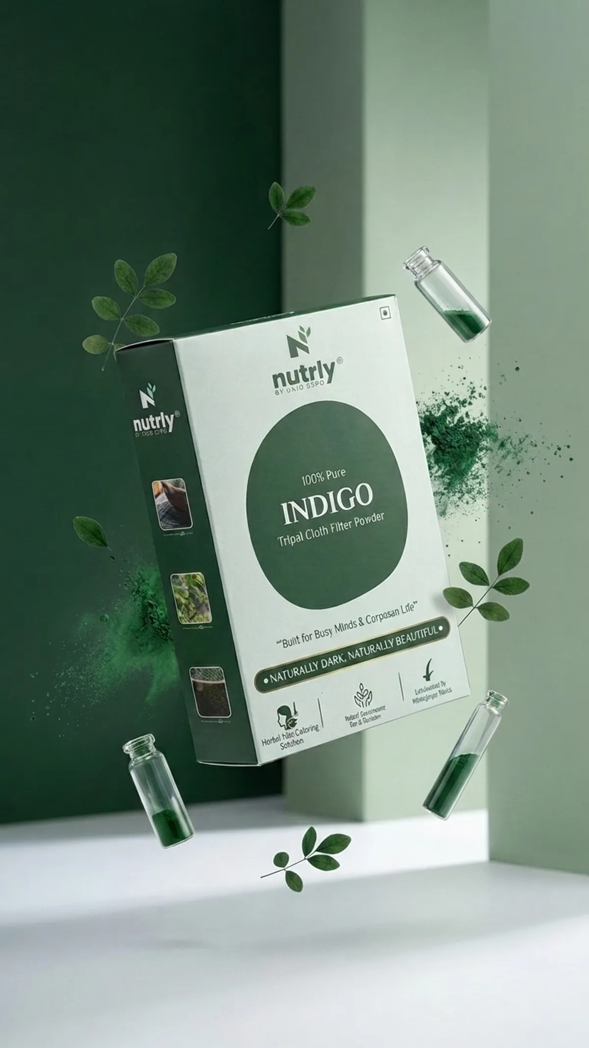 Nutrly Indigo Triple Cloth Filter Powder