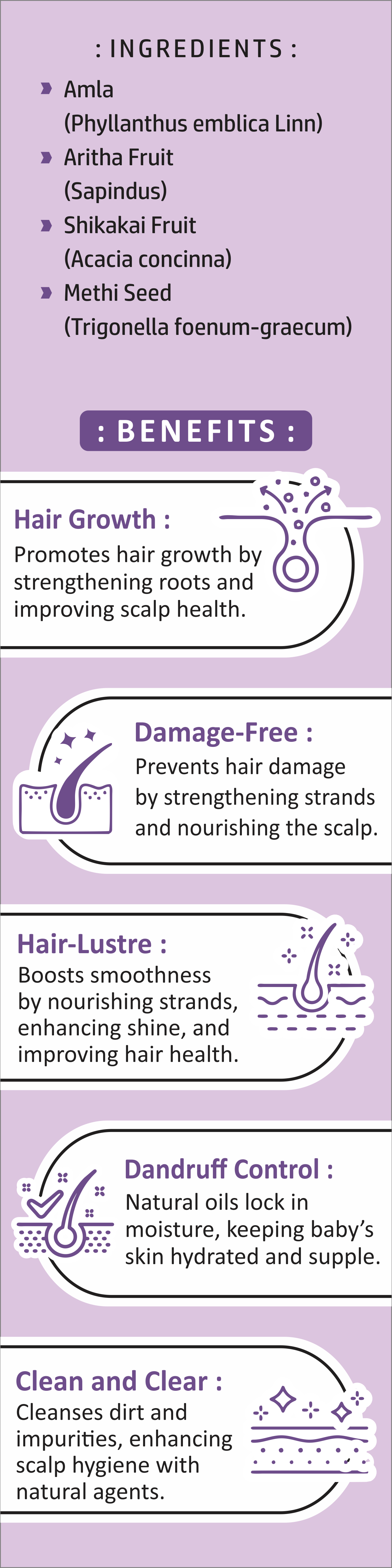 Nisarg Organic Farm Natural Hair Shampoo Powder