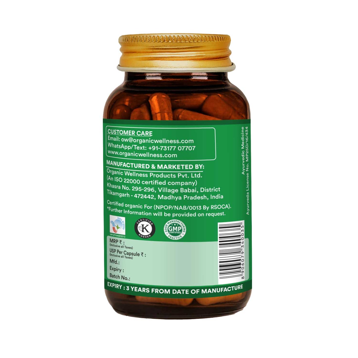 Organic Wellness Neem 90 Capsules