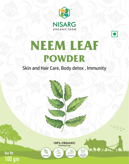 Nisarg Organic Farm Neem Leaf Powder
