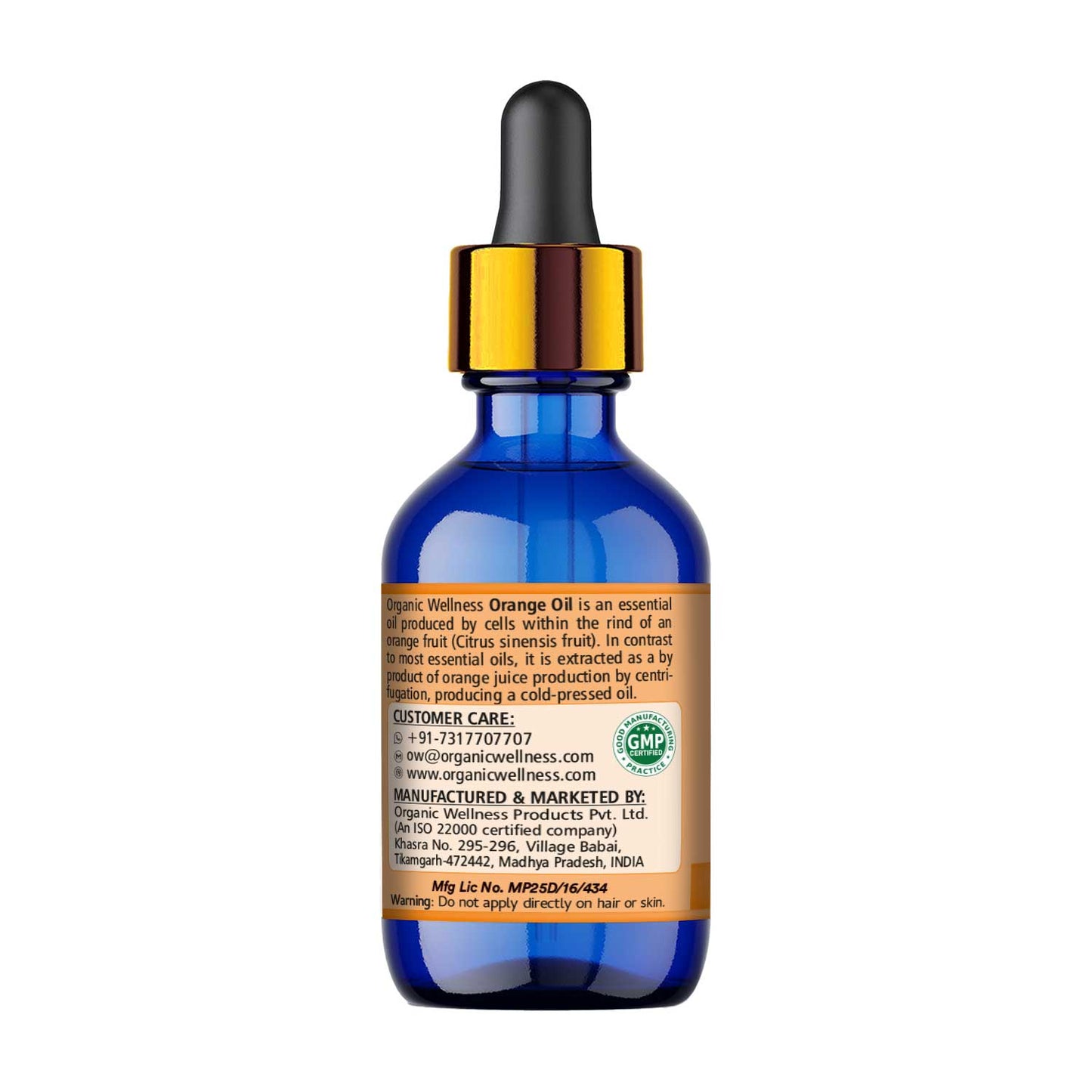 Organic Wellness Orange Essential Oil