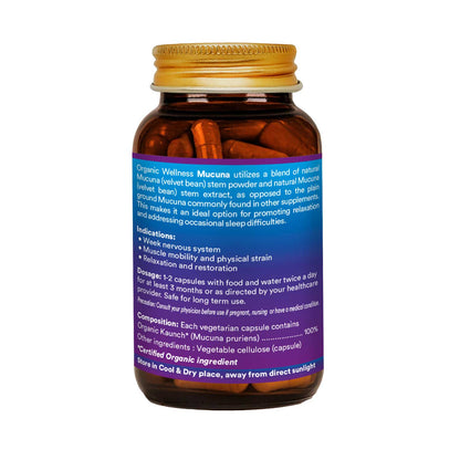 Organic Wellness Mucuna Kaunch 90 Capsules