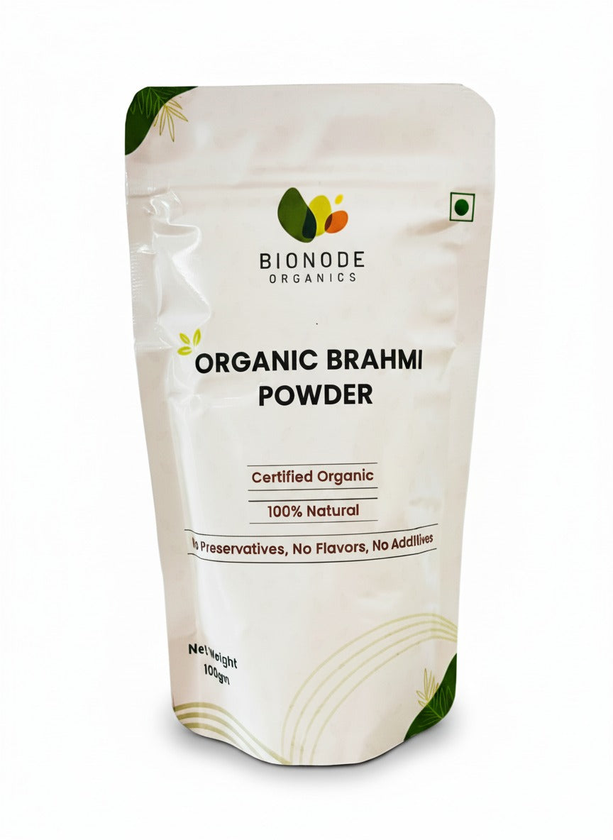 Bionode Organic Brahmi Powder (100 GM)