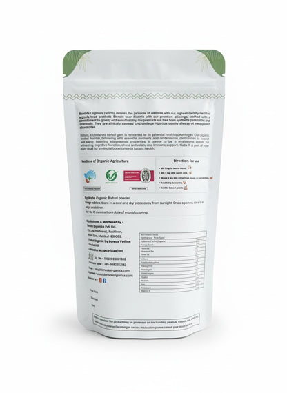 Bionode Organic Brahmi Powder (100 GM)
