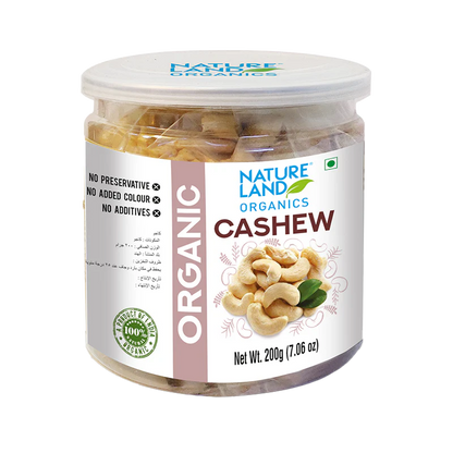 Natureland Organics Cashew 200 GM