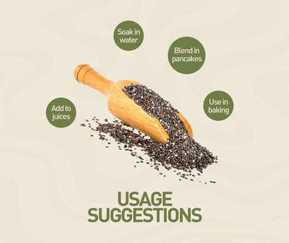 Nourish Organics Chia Seeds (500 GM)