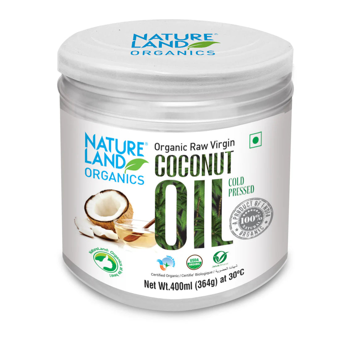 Natureland Organics Coconut Oil 400 ML