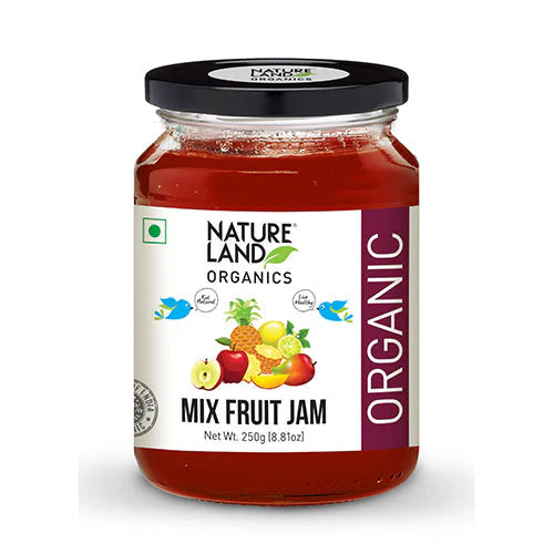 Natureland Organics Mix Fruit Jam 250 GM