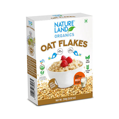 Natureland Organics Oat Flakes 250 GM