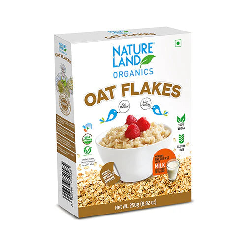 Natureland Organics Oat Flakes 250 GM