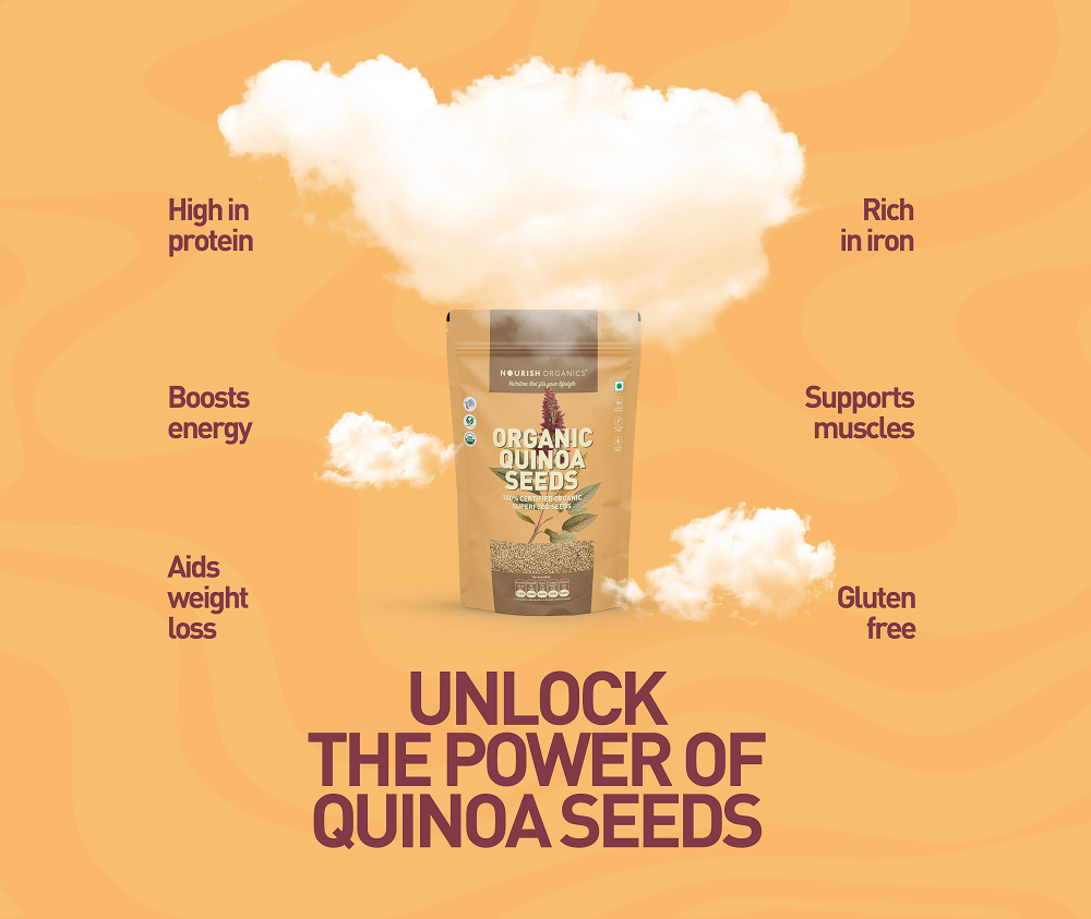 Nourish Organics Quinoa Seeds (500 GM)