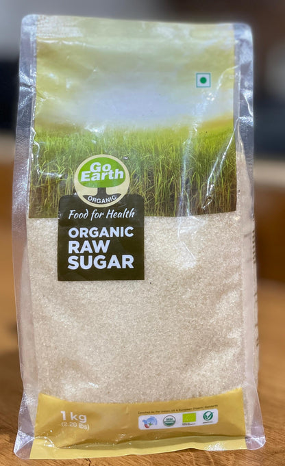GoEarth Organic Raw Sugar 1 kg (Khansari)