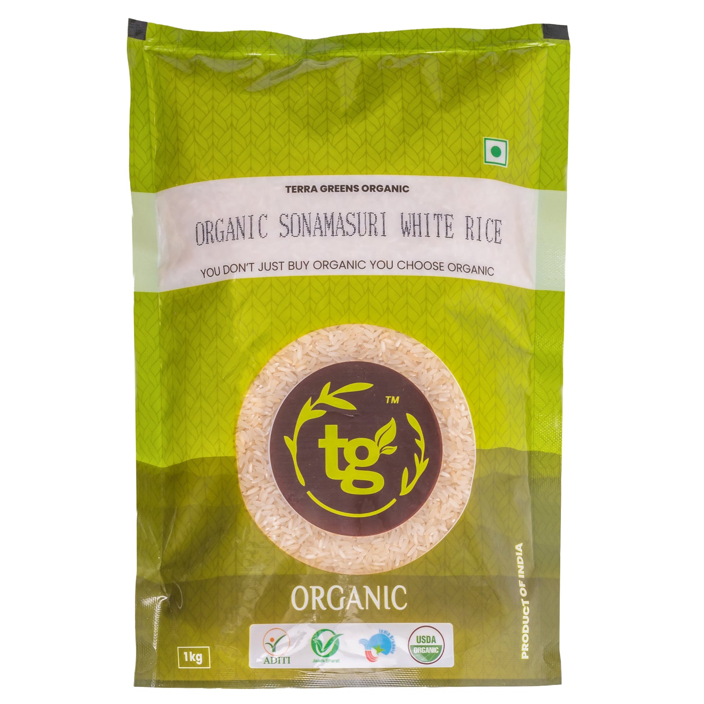 Terra Greens Organic Sonamsuri White Rice