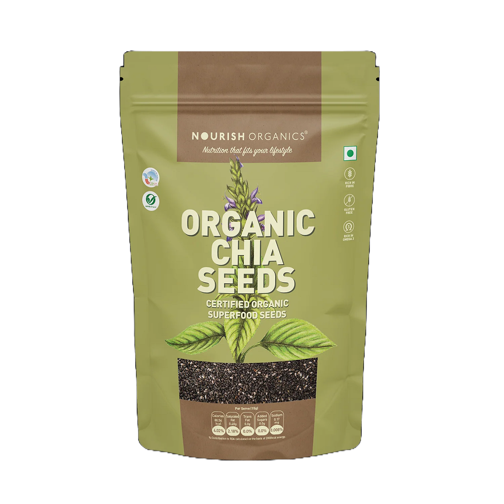 Nourish Organics Chia Seeds (500 GM)