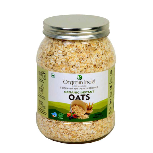 Orgrain India Organic Instant Oats 400 gm