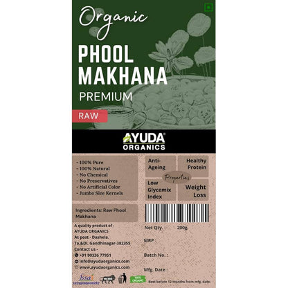 Ayuda Organics Phool Makhana (Premium Big Kernels)
