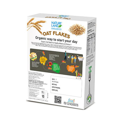Natureland Organics Oat Flakes 250 GM
