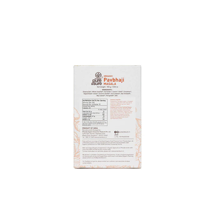 Pure & Sure Organic Pav Bhaji Masala (100g)