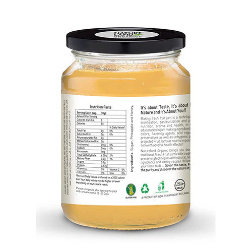 Natureland Organics Pineapple Jam 250 GM
