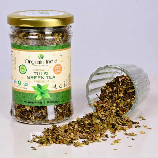 Orgrain India Organic Tulsi Green Tea